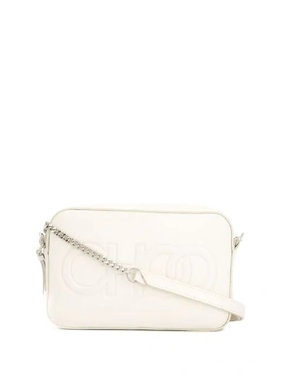 Shop Jimmy Choo Balti Crossbody Bag In White