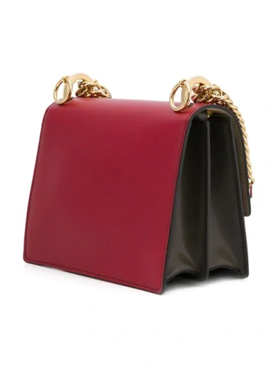 Shop Fendi Kan I Small Shoulder Bag In Red