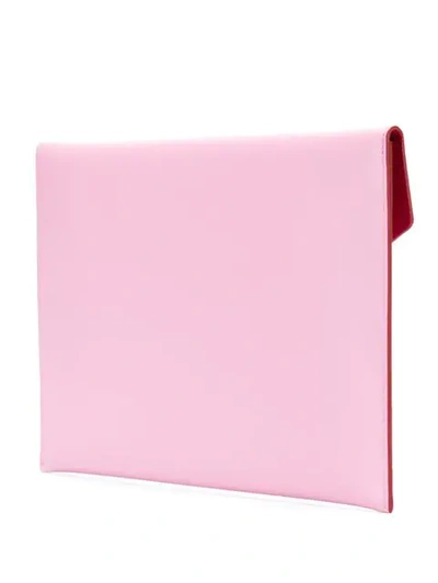 Shop Dolce & Gabbana Envelope Clutch In Pink