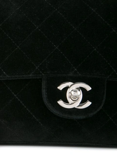 Pre-owned Chanel Vintage Quilted Backpack - Black