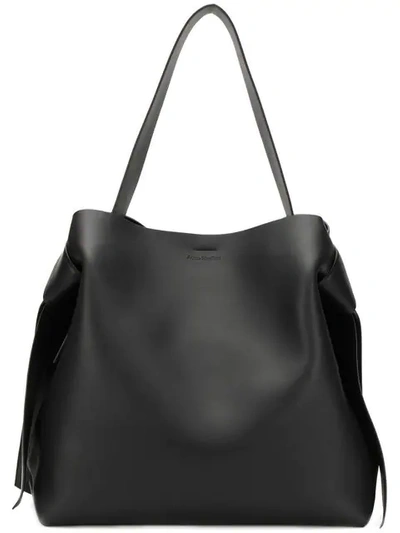 Shop Acne Studios Musubi Maxi Shoulder Bag In Black