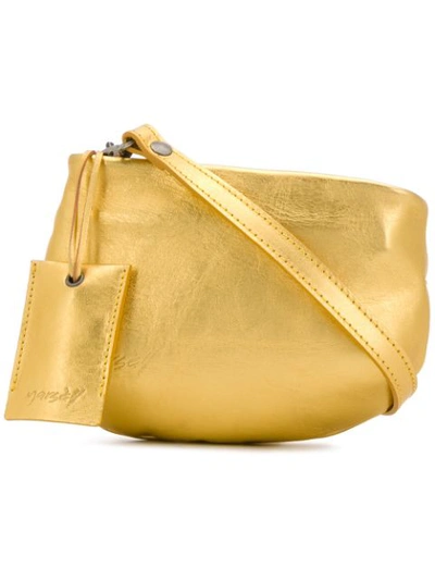 Shop Marsèll Metallic Cross Body Bag - Gold