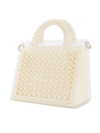 Shop 0711 Large St. Barts Purse In White