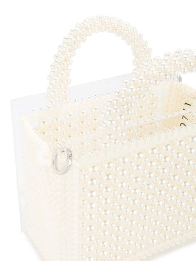 Shop 0711 Large St. Barts Purse In White