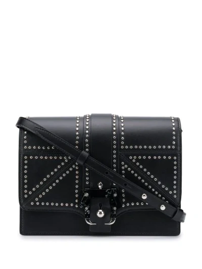 Shop Paula Cademartori Tatiana Shoulder Bag In Black