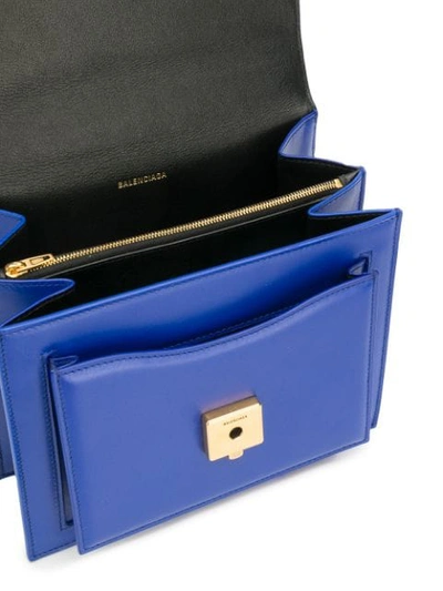 Shop Balenciaga Sharp Bag S In 4214  Electric Blue 