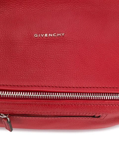Shop Givenchy Medium Pandora Tote In Red