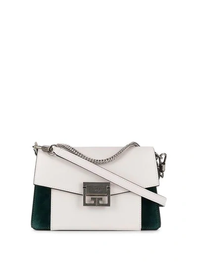 Shop Givenchy Gv3 Crossbody Bag In 115 White Green