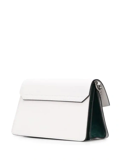 Shop Givenchy Gv3 Crossbody Bag In 115 White Green