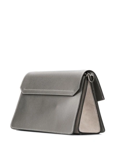 Shop Givenchy Small Gv3 Shoulder Bag In Grey