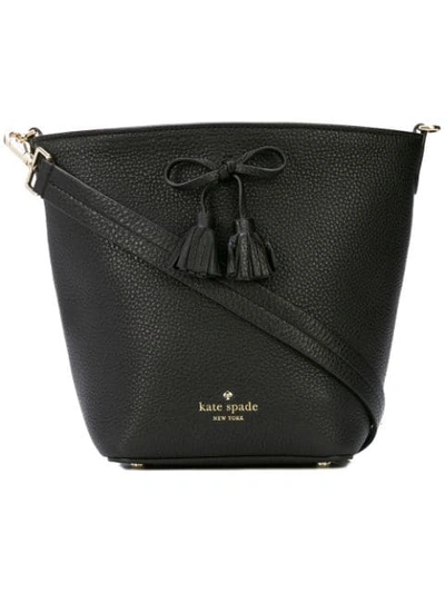 Shop Kate Spade Bow In Black