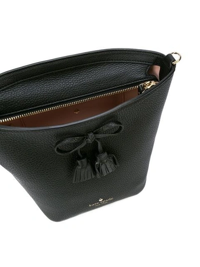 Shop Kate Spade Bow In Black