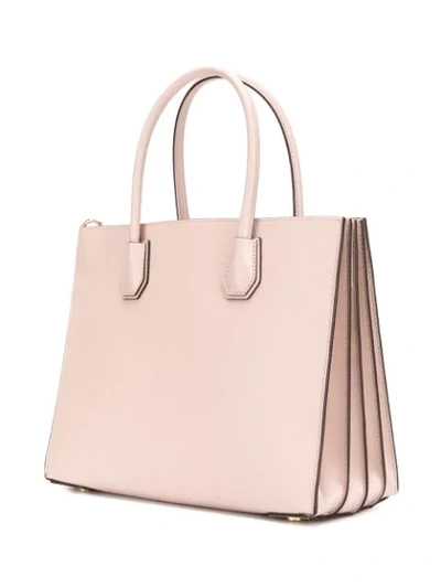 Shop Michael Michael Kors Mercer Large Accordion Tote In Pink