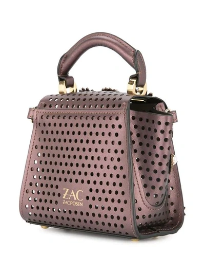 Shop Zac Zac Posen Eartha Kit Mini Floral Bag In Pink