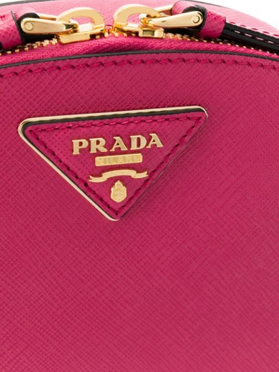 Shop Prada Logo Plaque Belt Bag - Rosa In Pink