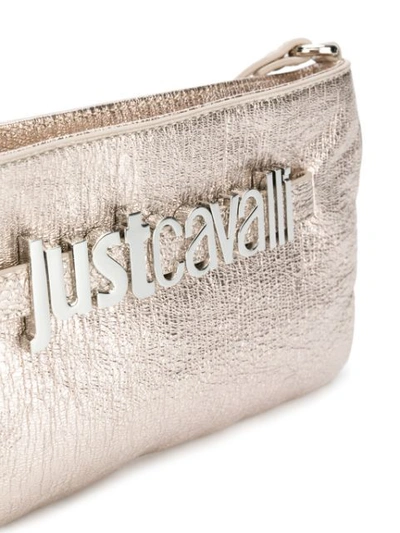 Just Cavalli Rose Gold Tote Bag In Neutrals