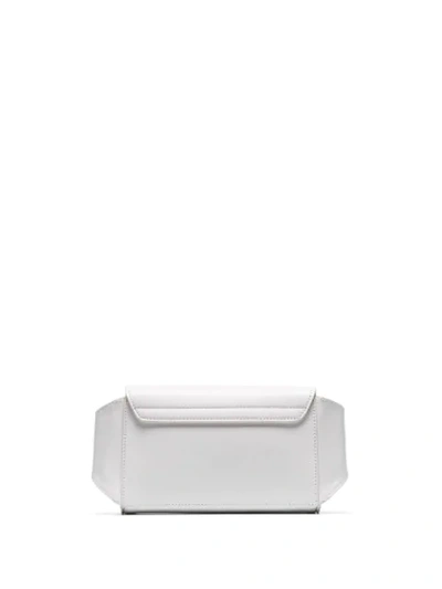 Shop Chloé White C-ring Flap-top Leather Belt Bag