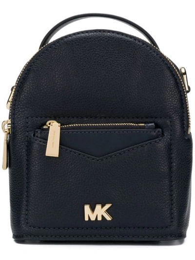 Shop Michael Michael Kors Jessa Extra Small Backpack In Blue