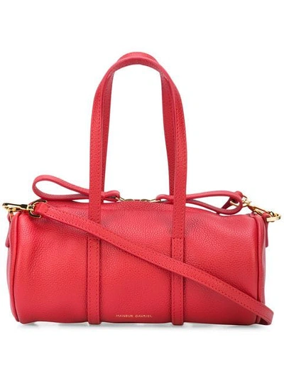 Shop Mansur Gavriel Mini Mini Duffle Bag In Red