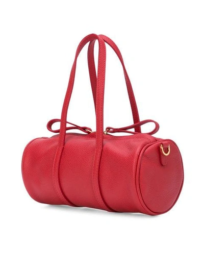 Shop Mansur Gavriel Mini Mini Duffle Bag In Red