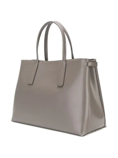 Shop Zanellato Classic Tote Bag In Grey