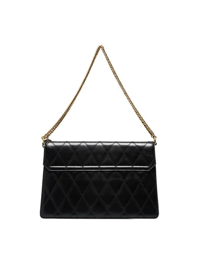 Shop Givenchy Gv3 Quilted Shoulder Bag In Black