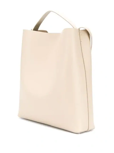 AESTHER EKME SHOULDER STRAP SHOPPER BAG - 大地色