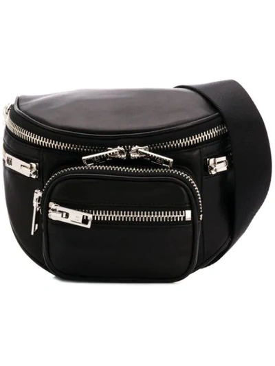 Shop Alexander Wang Multi-zip Crossbody Bag In Black