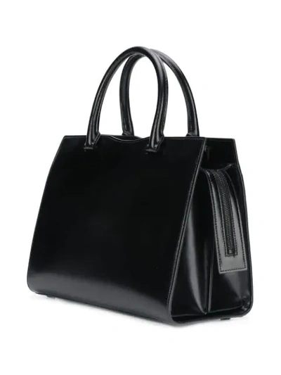 Shop Saint Laurent Uptown Box Bag - Black