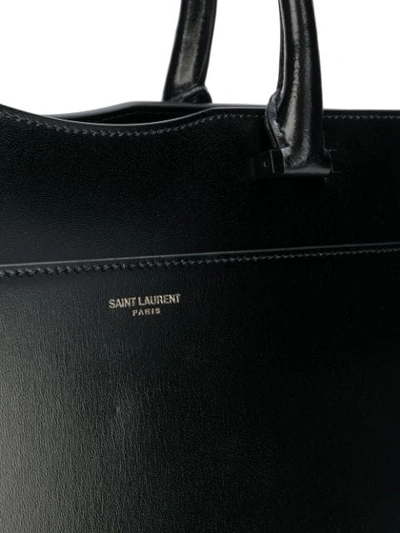 Shop Saint Laurent Uptown Box Bag - Black