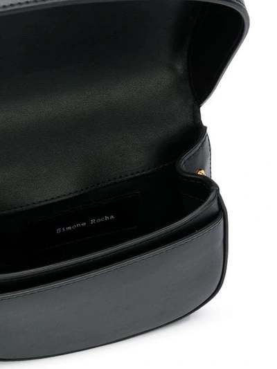 Shop Simone Rocha Mini Box Bag In Black