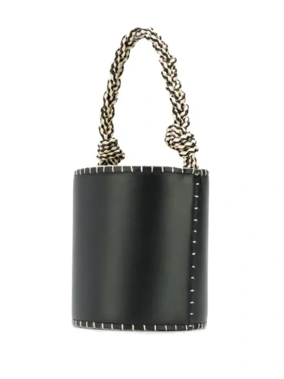 Shop Ulla Johnson Small Nia Bucket Bag In Black