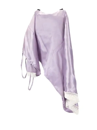 MM6 MAISON MARGIELA 吊带裙设计单肩包 - 紫色