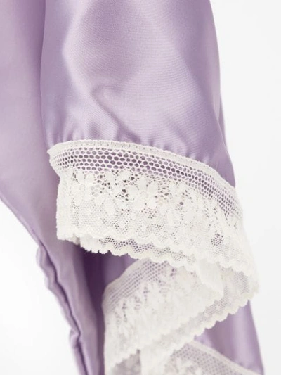 Shop Mm6 Maison Margiela Slip Dress Shoulder Bag In Purple