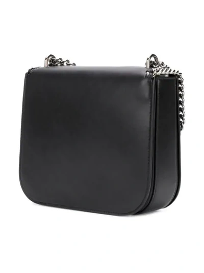 Shop Stella Mccartney Falabella Box Stars Shoulder Bag In Black