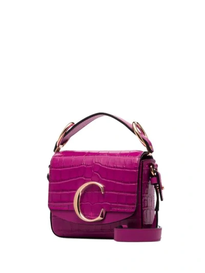 Shop Chloé Mini Toaster Shoulder Bag In 6q5 Pink