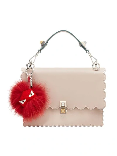 Shop Fendi Bag Bugs Charm In F0k0f-strawberry +palladiu