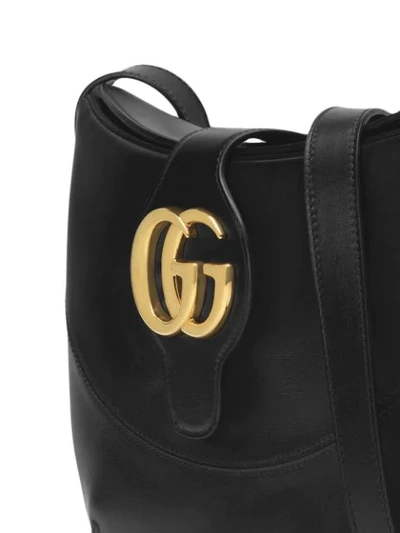 Shop Gucci Arli Medium Shoulder Bag In Black