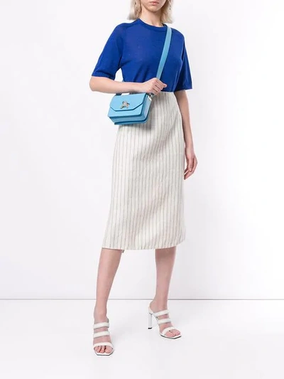 Shop Anteprima Alisea Mini Shoulder Bag In Blue