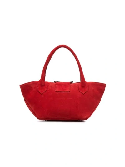 Shop Dorateymur Mini Lament Tote In Red