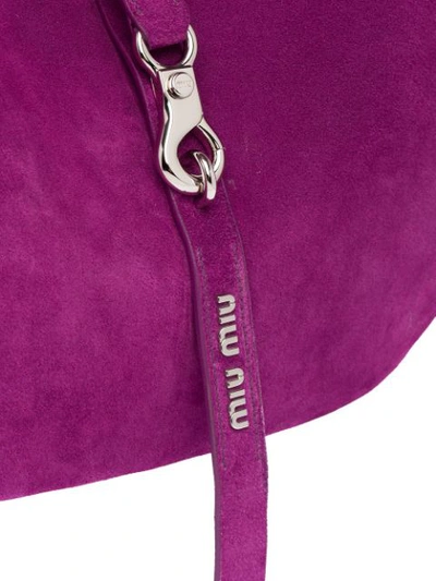 Shop Miu Miu Hobo Bag - Purple