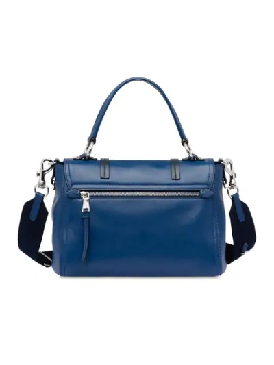 Shop Miu Miu Grace Lux Shoulder Bag In Blue