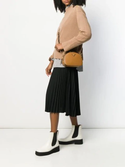 Shop Prada Odette Crossbody Bag In F098l Caramel
