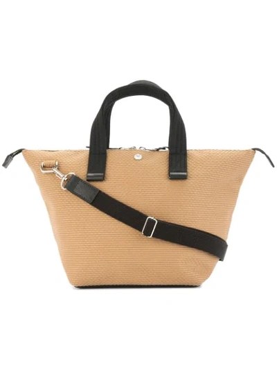 Shop Cabas Small Bowler Bag In Brown