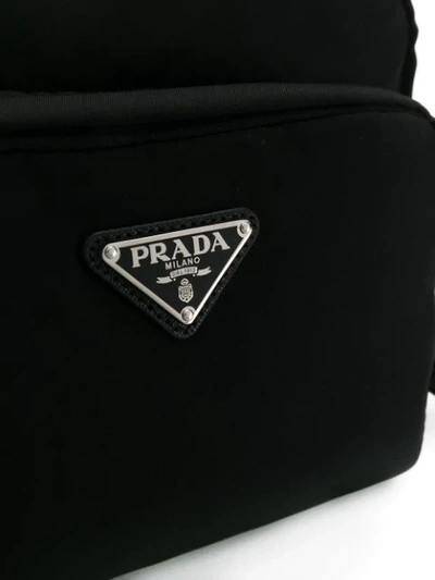 Shop Prada Harness Chest Front Pack In Black