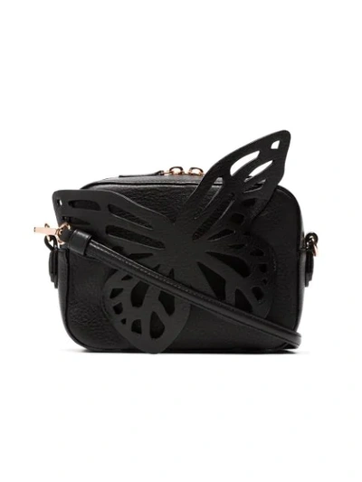 Shop Sophia Webster Butterfly Applique Crossbody Bag - Black