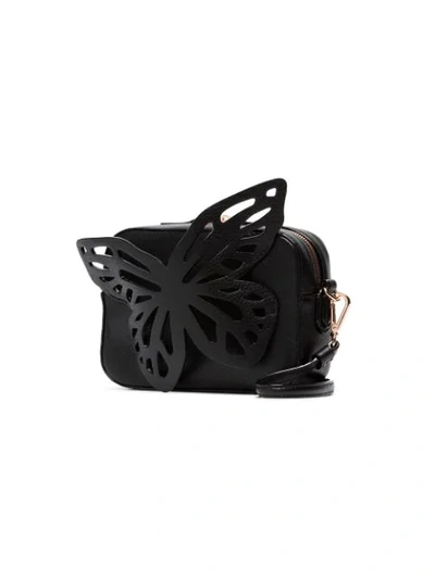 Shop Sophia Webster Butterfly Applique Crossbody Bag - Black