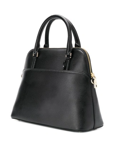 Shop Dkny Large Whitney Dome Bag In Black