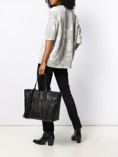 Zadig & Voltaire Mick Initials Tote Bag In Black | ModeSens