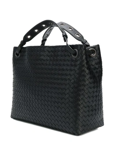 Shop Bottega Veneta Garda Tote Bag In Black